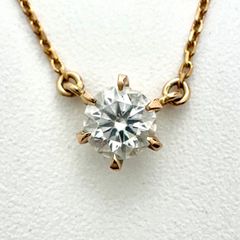 ヴァンドーム青山 K18YG ダイヤモンド キャトル ネックレス 0.149ct