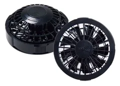 FAN2200B 空調服 ﾜﾝﾀｯﾁﾌｧﾝ ﾌﾞﾗｯｸ(2個入)のサムネイル