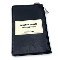 【加古川店】 中古 beautiful people | ビューティフルピープル コインケース 122597001 ブラック 【124】のサムネイル