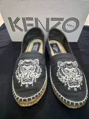 KENZO タイガー 刺繍 aespa（エスパ） エスパドリーユ ブラックのサムネイル