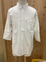Right-on SUNNYPAL ボタンダウンシャツ ホワイト 白シャツ XL 七分袖 カジュアル メンズのサムネイル
