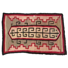 NAVAJO ナバホ ラグ ウール 大判 特大 アンティーク ネイティブアメリカン インディアンのサムネイル