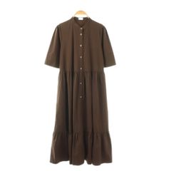 最終お値下げ】NONTOKYO ギャザーハイネックプルオーバーシャツワンピ