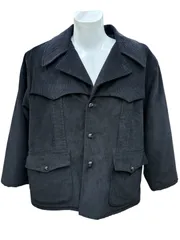 TOWNCRAFT タウンクラフト 70'S RANCHER COAT  ランチャーコート コーデュロイ ブラック メンズ　Mサイズのサムネイル