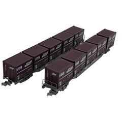 A-1257コンテナ車コキ71+コキ50000Nゲージ7両セットジャンク(m42