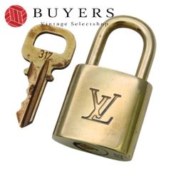 【中古】 ルイ・ヴィトン カデナ キーセット No.317 メタル ゴールド 南京錠 パドロック メッキ レディース 女性 LOUIS VUITTON