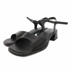 カンペール CAMPER Kora ストラップサンダル チャンキーヒール 39 黒 ブラック /FFのサムネイル