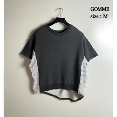GOMME archive W's sweat Tee M GB-T36-116 ゴム レディース スウェット 切替 Tシャツ トップス 日本製 デザイナー 定番 変形のサムネイル