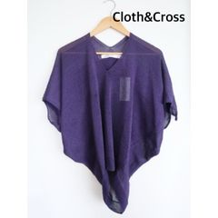 新品】Cloth&Cross クロス&クロス ホールガーメントバックフレアニット