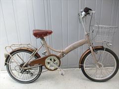 横浜 桜木町受渡希望】美品 4月購入ノーパンク折りたたみ自転車