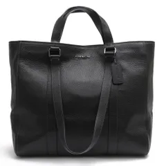 コーチ/COACH バッグ トートバッグ 鞄 ハンドバッグ メンズ 男性 男性用 レザー 革 本革 ブラック 黒 CR390 Hudson Double Handle Tote Bag ハドソン ダブル ハンドル トート A4サイズ収納可 ノートPC収納可 のサムネイル