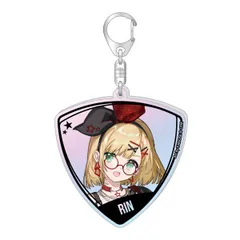 【未開封】初音ミク ドン・キホーテフェア2025 ピック型オーロラアクリルキーホルダー バンドver. 鏡音リンのサムネイル
