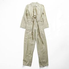 h*n様 完売品 Camphor wood リネンジャンプスーツつなぎ Lサイズ