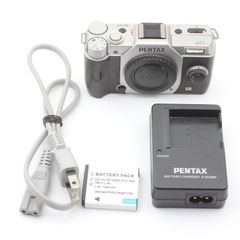 PENTAX Q7 바디 실버 미러리스 일안 동작 확인 완료 펜탁스 #S00042