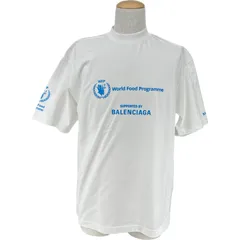 バレンシアガ BALENCIAGA WFPプリント半袖Tシャツ 612966 ホワイト コットン メンズ 半袖Ｔシャツのサムネイル