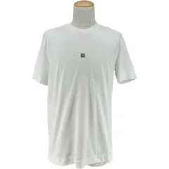ジバンシィ GIVENCHY フロント刺繍半袖Tシャツ BM716G3YCD ホワイト コットン メンズ 半袖Ｔシャツのサムネイル