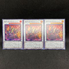 遊戯王 鬼神朱沙之王 スーパーレア 3枚セット - メルカリ