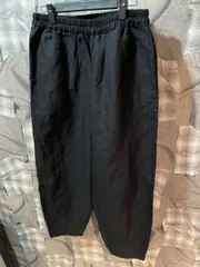 福岡出品　toogood THE ACROBAT TROUSER トゥーグッド ザ アクロバット トラウザー XS コットン メタリックファイバー ブラック FKのサムネイル
