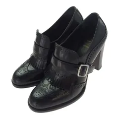 CHURCH'S チャーチ sibylle 90 SIBYLLE  レザー フリンジ パンプス ブラック系 EU37【中古】のサムネイル