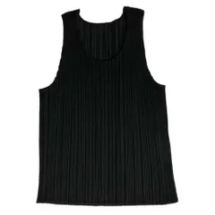 PLEATS PLEASE プリーツプリーズ イッセイミヤケ PP55-JK101 プリーツ加工 ノースリーブ カットソー ブラック ブラック系 4【美品】【中古】のサムネイル