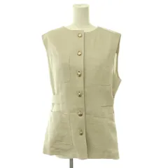 アナイ ANAYI 25SS オックスストレッチポケットジレ 前開き 38 ベージュ /HK ■OSのサムネイル
