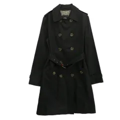 MAX MARA マックスマーラ 50260279 Weekend Line ウィークエンドライン 裏地チェック トレンチコート ブラック系 40【中古】のサムネイル