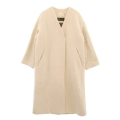 IENA イエナ MANTECO社製 ウール ノーカラー コート ベージュ系 34【中古】のサムネイル