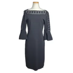 FENDI フェンディ 七分袖ワンピース FZD677 ポリエステル/ヴィスコース ブラック レディース42 2148104113368【中古】【200】のサムネイル