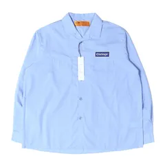 【新品】CHALLENGER チャレンジャー シャツ サックス サイズ:XL 23SS ワッペン付き ワークシャツ L/S WORKER SHIRT 日本製 トップス カジュアルシャツ 長袖【メンズ】のサムネイル