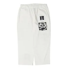 【新品】Evisen Skateboards エビセン パンツ ホワイト 白 サイズ:XL 23AW BIAS DOGS ストレッチツイル ワイド イージーパンツ Lets go STRECH TWILL EASY PANTS ボトムス ズボン【メンズ】のサムネイル