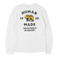 【美品】HUMAN MADE ヒューマンメイド Tシャツ ホワイト 白 サイズ:L 25AW クマ グラフィック ロングスリーブ Tシャツ トップス カットソー 長袖【メンズ】【中古】のサムネイル