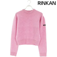 バレンシアガ  23AW  769297 T1675 ロゴラバーパッチダブルフェイスウールニット メンズ Sのサムネイル