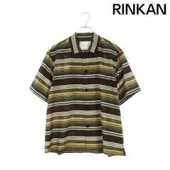 サカイ  26-03972M Horizontal Stripe Shirt ホリゾンタルストライプ半袖ポロシャツ メンズ 1のサムネイル