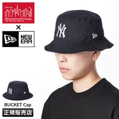 【メーカー正規品】限定品 マンハッタンポーテージ×ニューエラ バケットハット メンズ レディース 帽子 Manhattan Portage×MLB×NEW ERA MP223-23A00のサムネイル