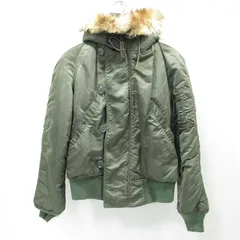 【三重本店】 中古 ALPHA | アルファ N-2Bフライトジャケット ミリタリージャケット U.S.ARMY 米軍 1615-573-8335 カーキグリーン サイズ：S 【93】のサムネイル