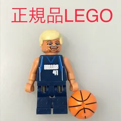 正規品 中古 LEGO レゴ スポーツ　NBAコレクション  ミニフィグ　ダラス・マーベリックス　ダーク・ノビツキー　41 N0-488 ※オールドレゴ　バスケットボール　選手　nba008　3562 361のサムネイル