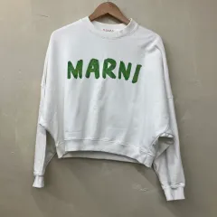 マルニ スウェット 白 緑 ロゴのサムネイル