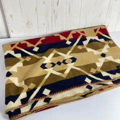 📦️OneSize ベージュ系 Pendleton ( ペンドルトン ) クラシック ジャガード大判ひざ掛け コットン スリーピングシステム ブランケット キルト z00060003  ブランケット キルト スリーピングシステムのサムネイル