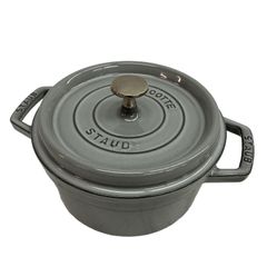 STAUB La Cocotte オーバル17 両手鍋 グレー - メルカリ