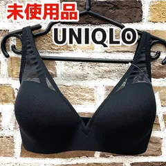 長期保管タグ付き未使用品 ユニクロ ワイヤレスメッシュブラ ブラック EF 75/80 NMO7-164-08のサムネイル