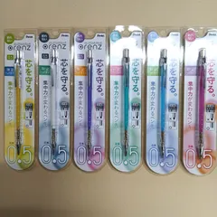 オレンズ　まとめ売り　ぺんてる　限定クリアボディ6色6本入のサムネイル