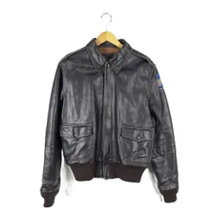 MORGAN　MEMPHIS　BELLE　モーガン　メンフィスベル　中田商店　A-2　レザーフライトジャケット　革ジャン　サイズ40　ブラウンのサムネイル