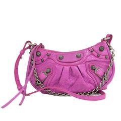 BETSEY JOHNSON ショルダーバッグ スタッズ レザー ピンク y2k - メルカリ