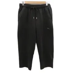 プーマ PUMA ジャージパンツ ストレート ハーフ丈 イージー XL 黒 ブラック /HO11 ■GY99のサムネイル