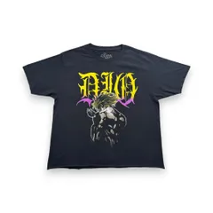 00s ジョジョの奇妙な冒険 ディオ・ブランドー ビンテージ Tシャツ 半袖 古着 y2k 黒 ブラック L リップルジャンクション 裾切りっぱなし ch-u-2505-017のサムネイル