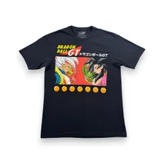 希少 DRAGON BALL GT Tシャツ ドラゴンボールGT 半袖 古着 y2k アニメ anime 黒 M ベビー編 悟空 ベジータ 美品 ch-x-2505-010のサムネイル