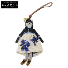 現行！ミュウミュウ［トリックキーリング］チャーム ロゴプレート 付属
