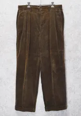 程度良好 90's【USA製】ビンテージ【ラルフローレン】POLO RALPH LAUREN【クラシックゴルフパンツ】【ブラウン】【コーデュロイパンツ】【W33】FC0830-15のサムネイル