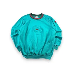 激レア 80s 90s GUCCI plus グッチ プラス オールドグッチ トレーナー スウェット ターコイズ 古着 長袖 ビンテージ vintage コットン アクリル sw-2603-013のサムネイル