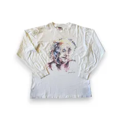 激レア スペシャル 80s 90s アインシュタイン ビンテージ Tシャツ アートT ロンT 長袖 白 USA製 z-000024のサムネイル